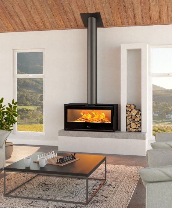 Silver F/Standing Heater
