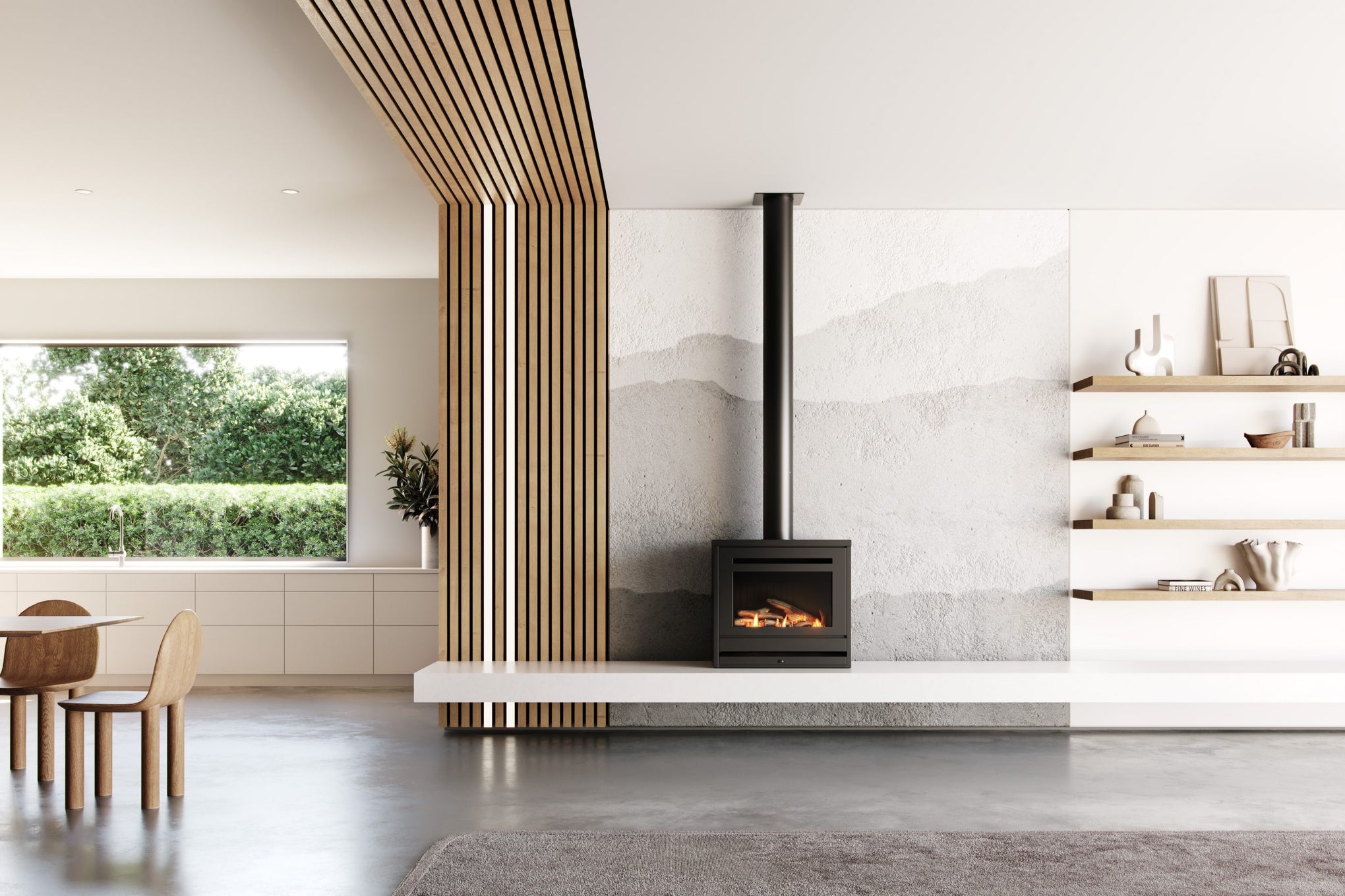 SS850 F/S Heater With 3.6M Flue Kit DV