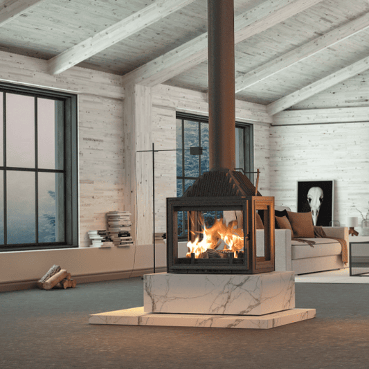 Siena Seven Fifty G4 Free Standing Wood Fireplace
