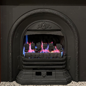 BURNER WITH REMOTE & COAL MEDIA