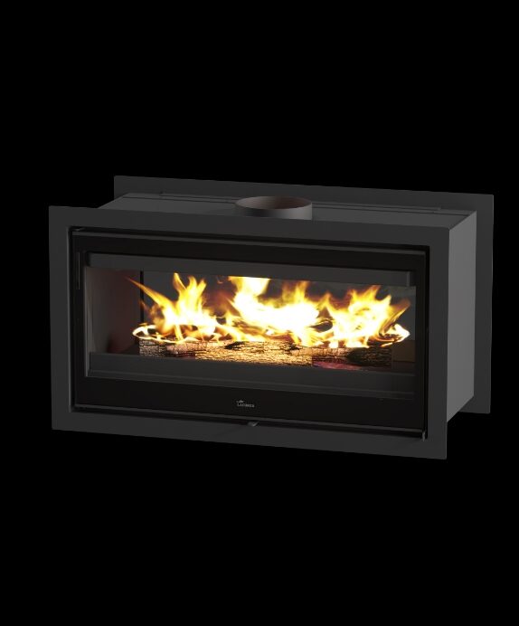 Lacunza Nickel 1000 Double Sided Fireplace